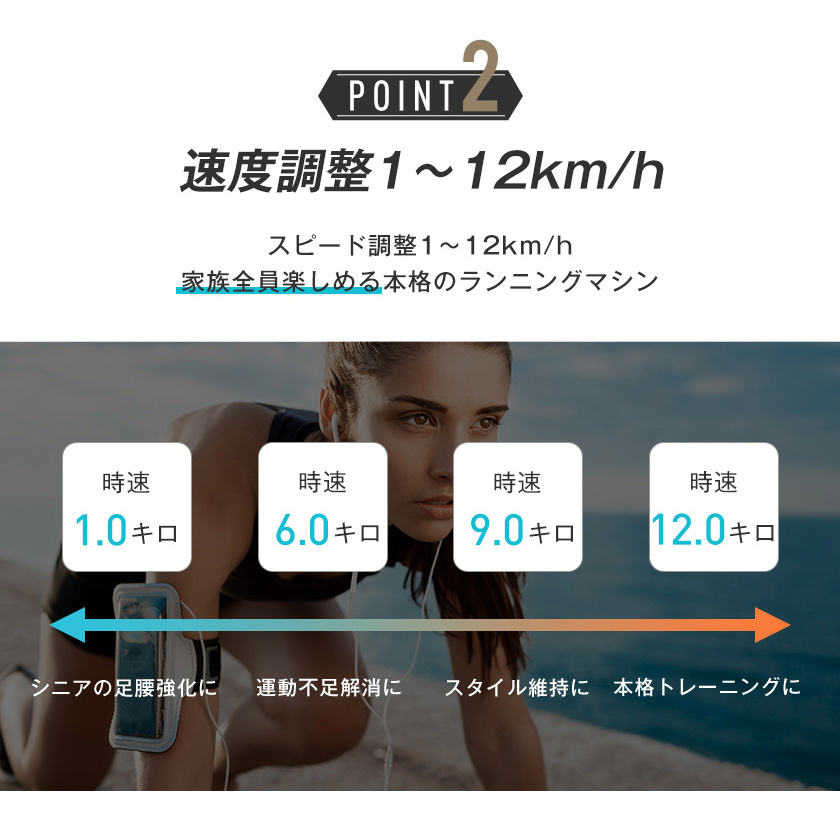 ブランド品専門の 全品P5倍 今夜20時〜21:59迄 電動ランニングマシン ルームランナー MAX12km h BTM マット付き フィットネスマシーン  ダイエット器具 有酸素運動 静音 折りたたみ 家庭用 トレッドミル エクササイズ 衝撃吸収 室内運動 健康器具  whitesforracialequity.org