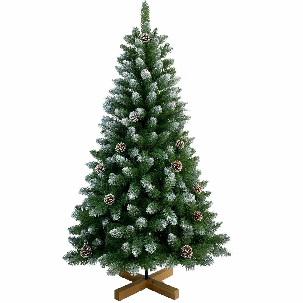 21最新モデル クリスマスツリー 北欧 雪化粧 おしゃれ 180cm オーナメント無し 松ぼっくり付 飾り 豊富な枝数 クラシックタイプ クリスマス Xmas Tree Fitzfishponds Com