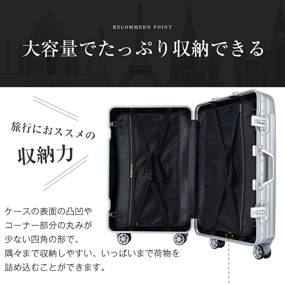 スーツケース 機内持ち込み ストッパー付き 軽量 Sサイズ Mサイズ L