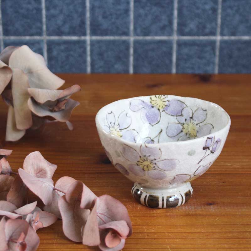 楽天市場】【粉引色桜 陶碗（紅）】瀬戸焼 和食器 食器 茶碗