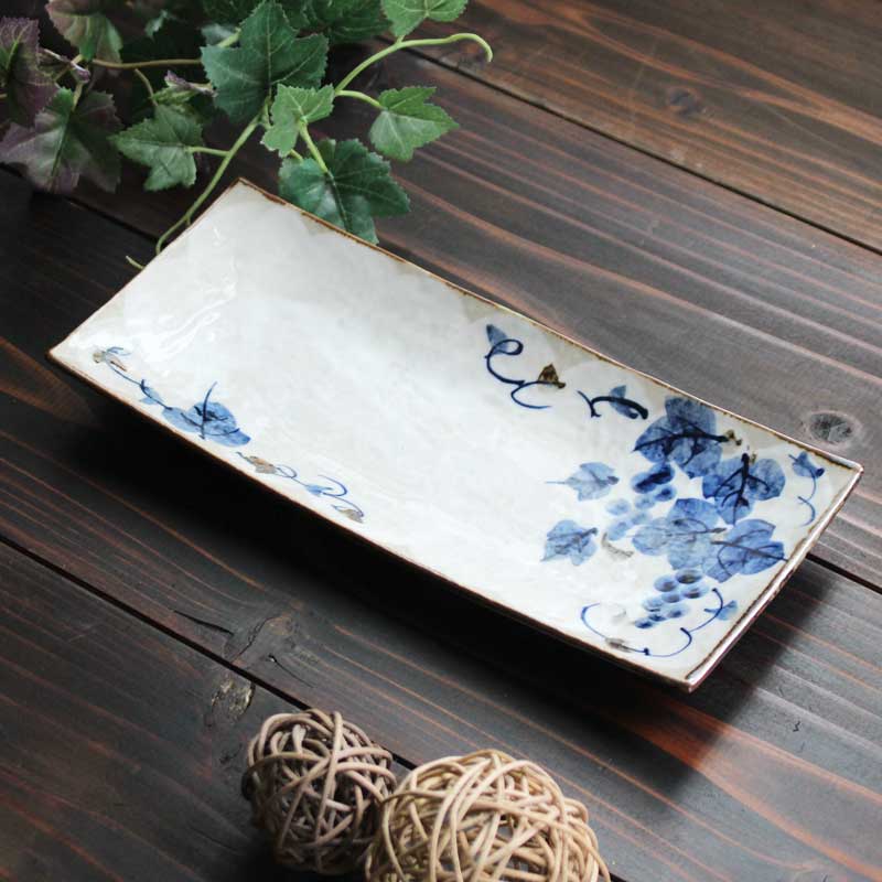 瀬戸焼　織部梟画隅切角皿　10客　12cm　昭和中期 瀬戸焼 織部梟画隅切角皿 10客 12cm 昭和中期