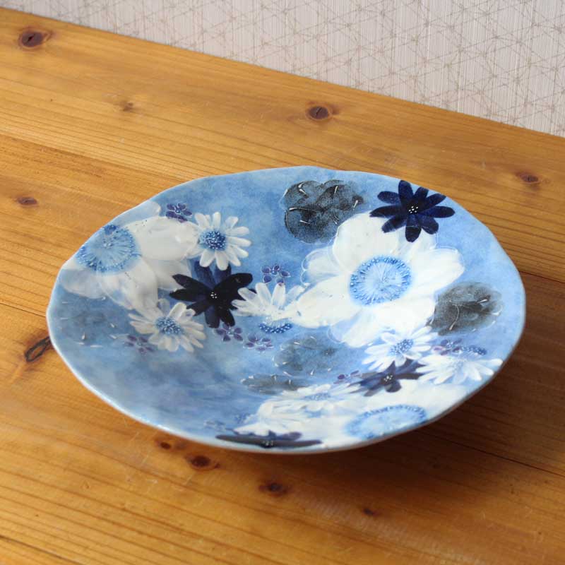 楽天市場】【紅彩京花 パスタ皿】瀬戸焼 和食器 食器 プレート パスタ