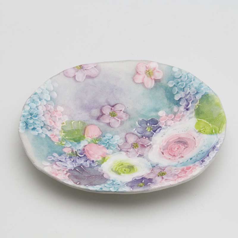 楽天市場】【色彩花 ケーキ皿】瀬戸焼 和食器 食器 プレート ケーキ