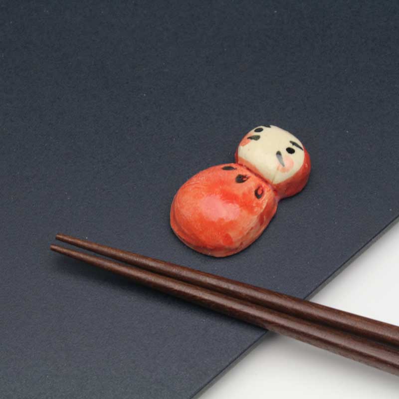 日本　達磨　陶器製 達磨 ダルマ 貯金箱 座布団付き 陶器製置物 大願成就 フルカラー