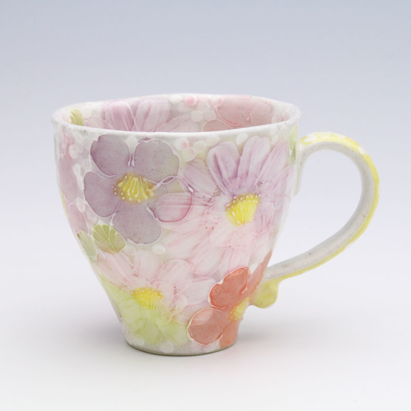 楽天市場】【赤絵ツバキ マグ】瀬戸焼 和食器 食器 マグカップ