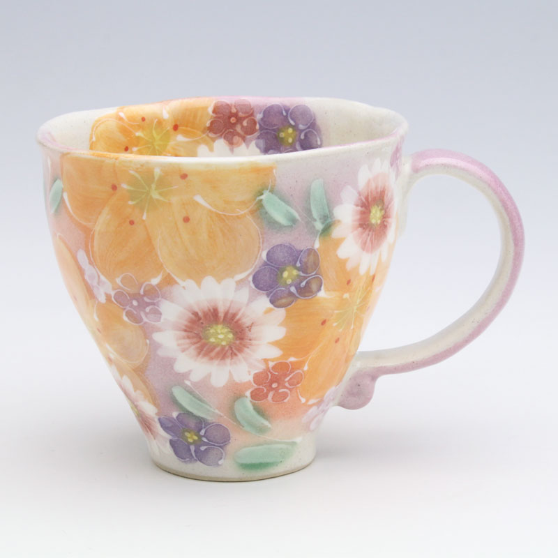 楽天市場】【赤絵ツバキ マグ】瀬戸焼 和食器 食器 マグカップ