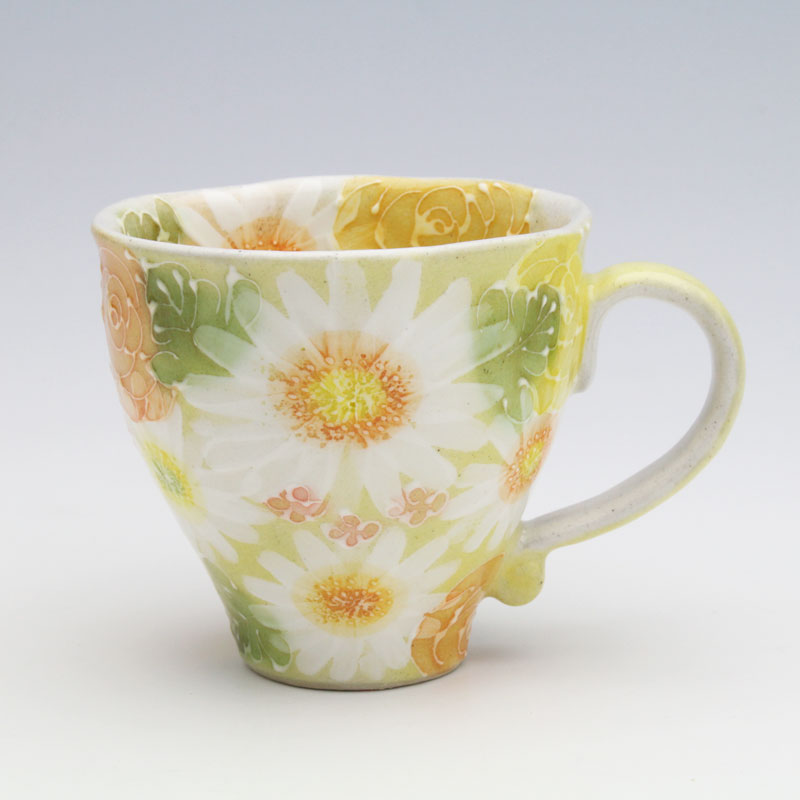 楽天市場】【赤絵ツバキ マグ】瀬戸焼 和食器 食器 マグカップ