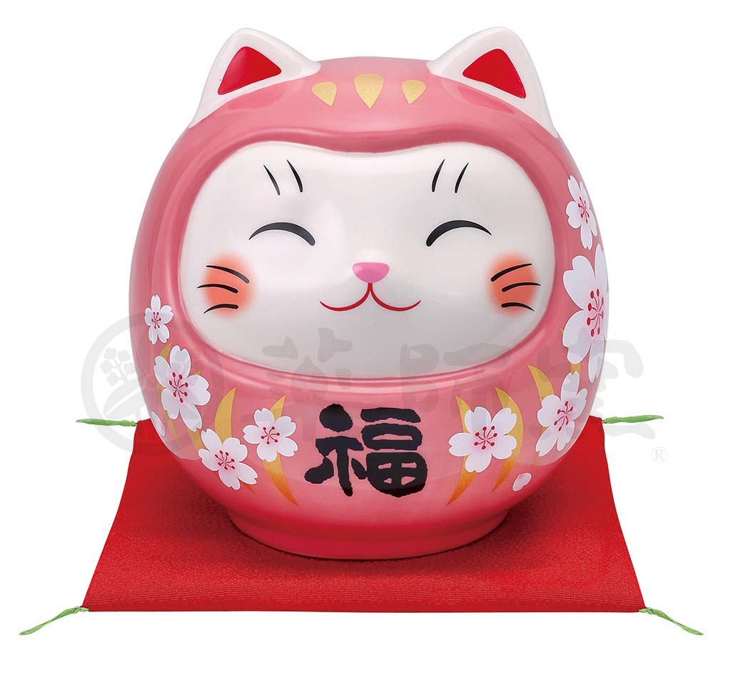 楽天市場】しあわせ福招き猫(貯金箱) 7863 : 和食器と和雑貨のお