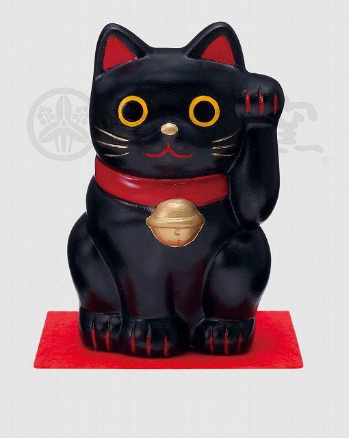 楽天市場】親子招き猫 赤い唐草模様 福猫 かわいい/ 組唐草招猫（赤