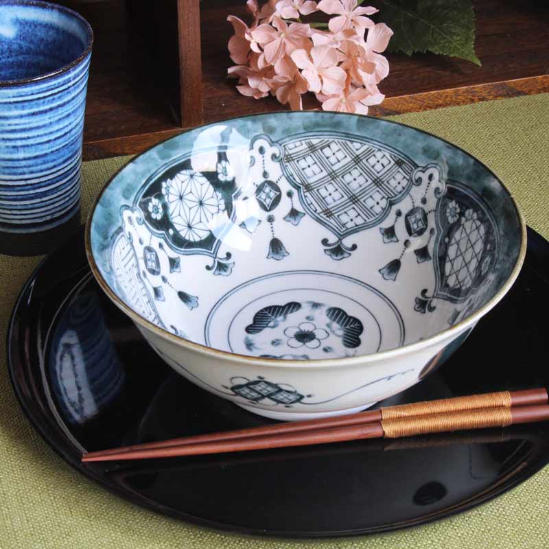 楽天市場】【Shonzui 染付波富士 らーめん鉢】普段使い 日本製 磁器