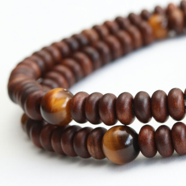 腕輪念珠　ブレスレット　ヤシ　虎眼石 sse0121.jpg