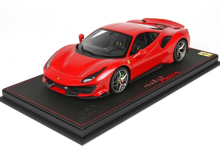 Bbr 118 Ferrari 488 Pista Rosso Corsa 322 P18145rc Ferrari 2001500102131 Minicar Model Car