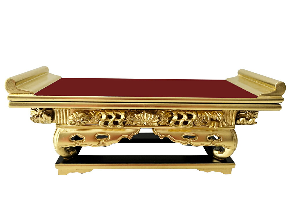 仏壇 仏具 前卓 楽天市場】【仏具】前卓 上前彫 純金 - 浄土真宗 本願寺派など西
