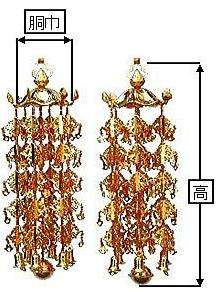 仏具 隅瓔珞 浅傘 三枠 鴨脚樹 中 【浄土真宗本願寺派 （西） 浄土宗 禅宗 天台宗 真言宗 各一派】