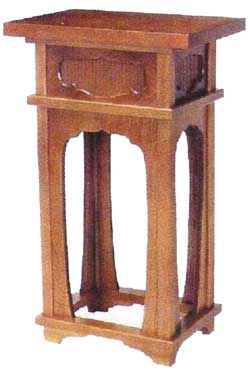 お寺さま用 仏具（各支派） お寺さま仏具 真っただ中香台 （欅） ２尺５寸