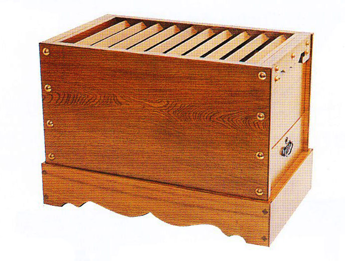 楽天市場】木製 賽銭箱 箱型栓製(せん/セン) 7寸【納期目安