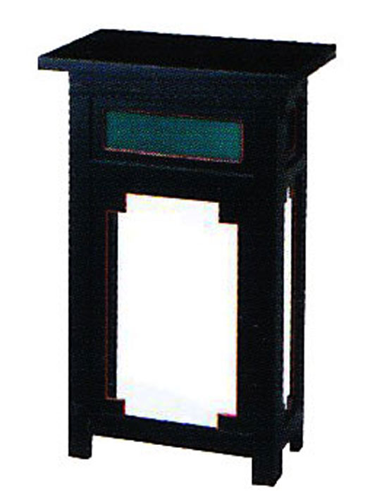 寺院用 仏具（各宗派） 新略焼香机 折りたたみ式 １尺６寸 木製 金 緑 机 59,400円