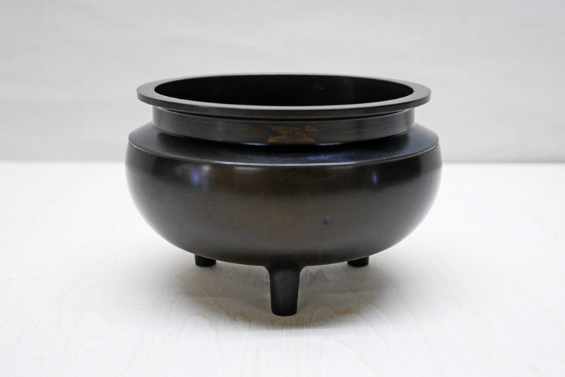 仏具 机上香炉 色付 4.0寸 香炉 【浄土真宗本願寺派 (西) 浄土宗 禅宗 天台宗 真言宗 各宗派】 線香立て 具足