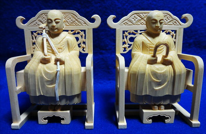 仏像 総木材 常済 承陽 （太祖  先つ祖） 2.0寸 仏具 【曹洞宗】