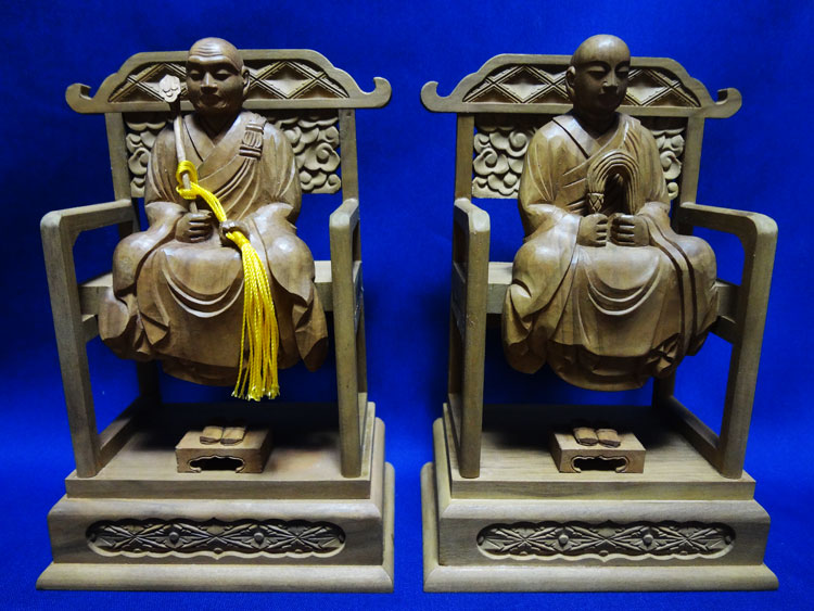 【曹洞宗】 仏像 白檀 太祖 高祖 2.5寸