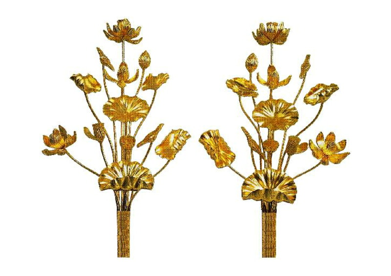 寺院仏具 常花 一対 2尺 13本立 寺院 寺院用 仏具 各宗派|仏壇職人関工作所