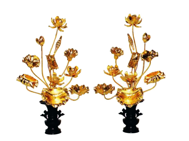 楽天市場】寺院 寺院用 仏具（各宗派） 寺院仏具 木製 純金箔 常花 