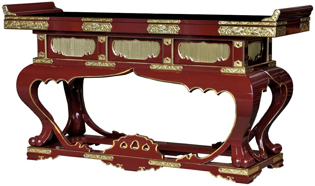 お寺さま用 仏具(各一派) 本能寺型前机 5尺 机