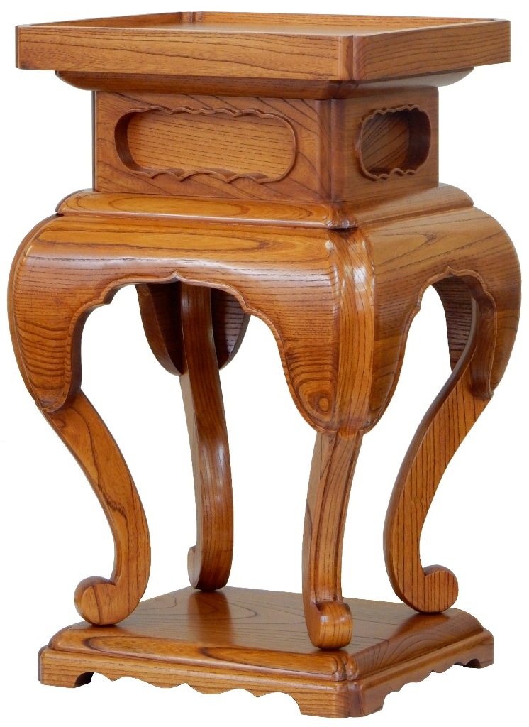 仏具 寺院用 各宗派 寺院仏具 中央香台 朱 面金 2尺 寺院仏具朱塗り 3.5尺 新型二重護摩壇・大壇 ケイ台付(磬