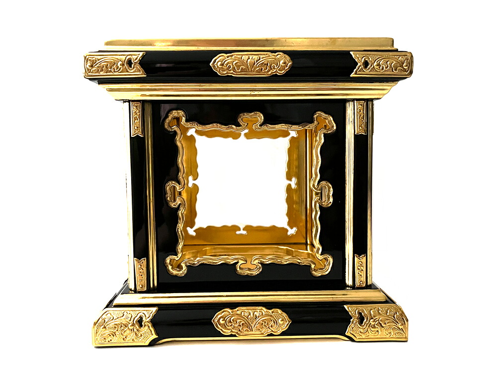 お寺さま仏具 八ツ猪目輪台 りん台 8寸 金具打 8.0寸【お寺さま 仏具 お寺さま用 真宗大谷派 東 】