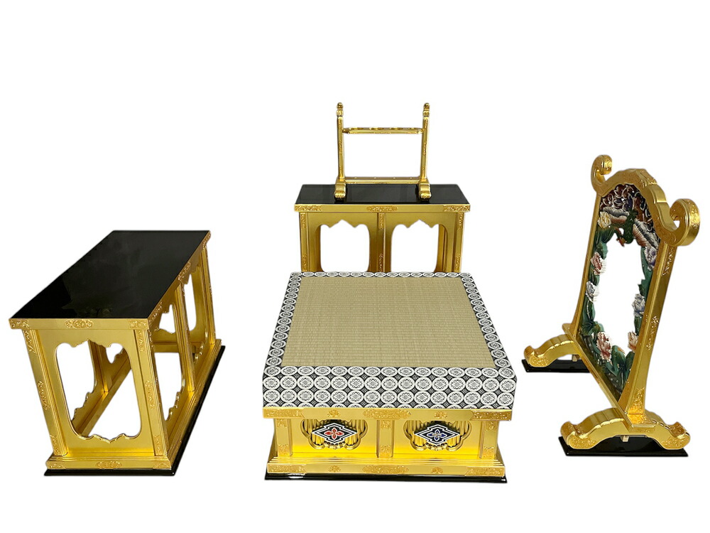 寺院用 仏具 礼盤一式 登高座 2尺1寸 【本願寺派 西】