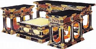 寺院用 仏具（各宗派） 登高台（蜜壇） 鎌倉型 ５尺 机｜仏壇職人関工作所