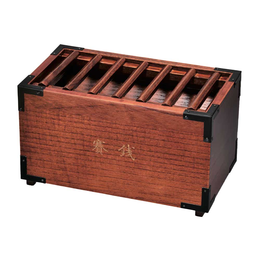 購入者仮予約済【寺院仏具】賽銭箱 楽天市場】賽銭箱 欅風 幅4尺 ※屋外使用不可/さい銭箱 お寺用