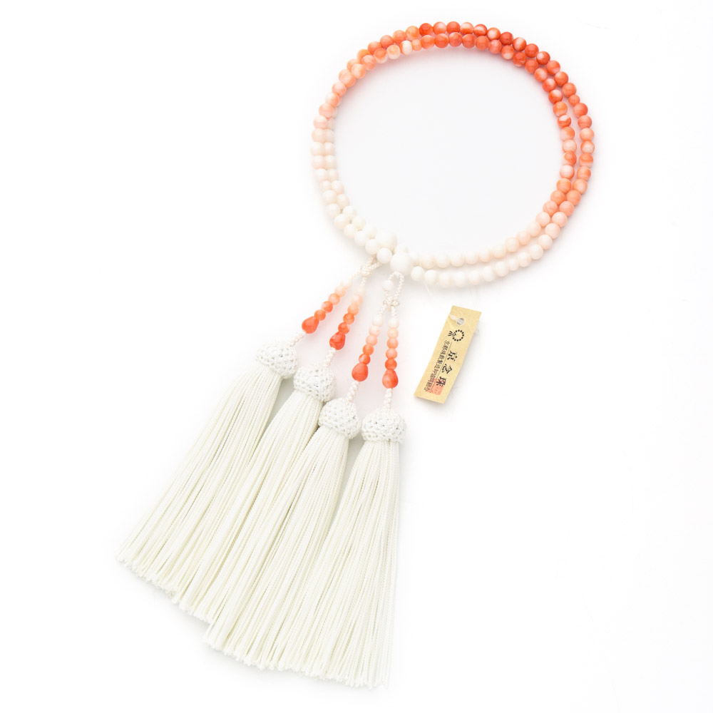 高級本珊瑚二連数珠とケースのセット imgrc0071751296.jpg