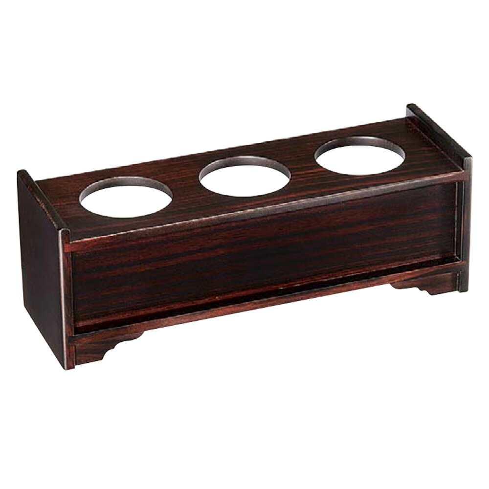 仏具 三ツ穴仏器台 黒檀｜仏壇・仏具専門店　ぶつえいどう