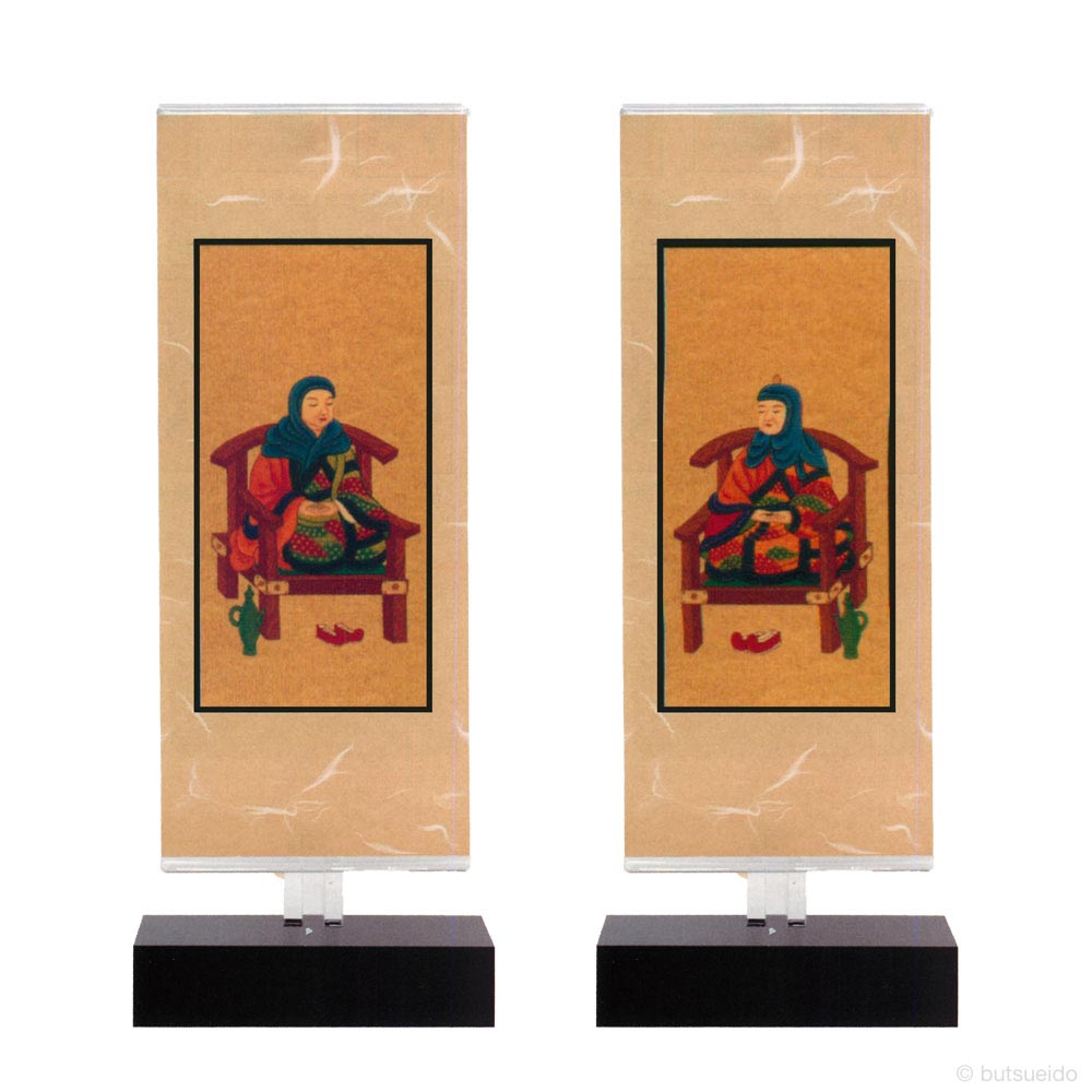 楽天市場】【本尊掛軸】【天台宗】自立スタンド型 新世紀軸 クリア 三