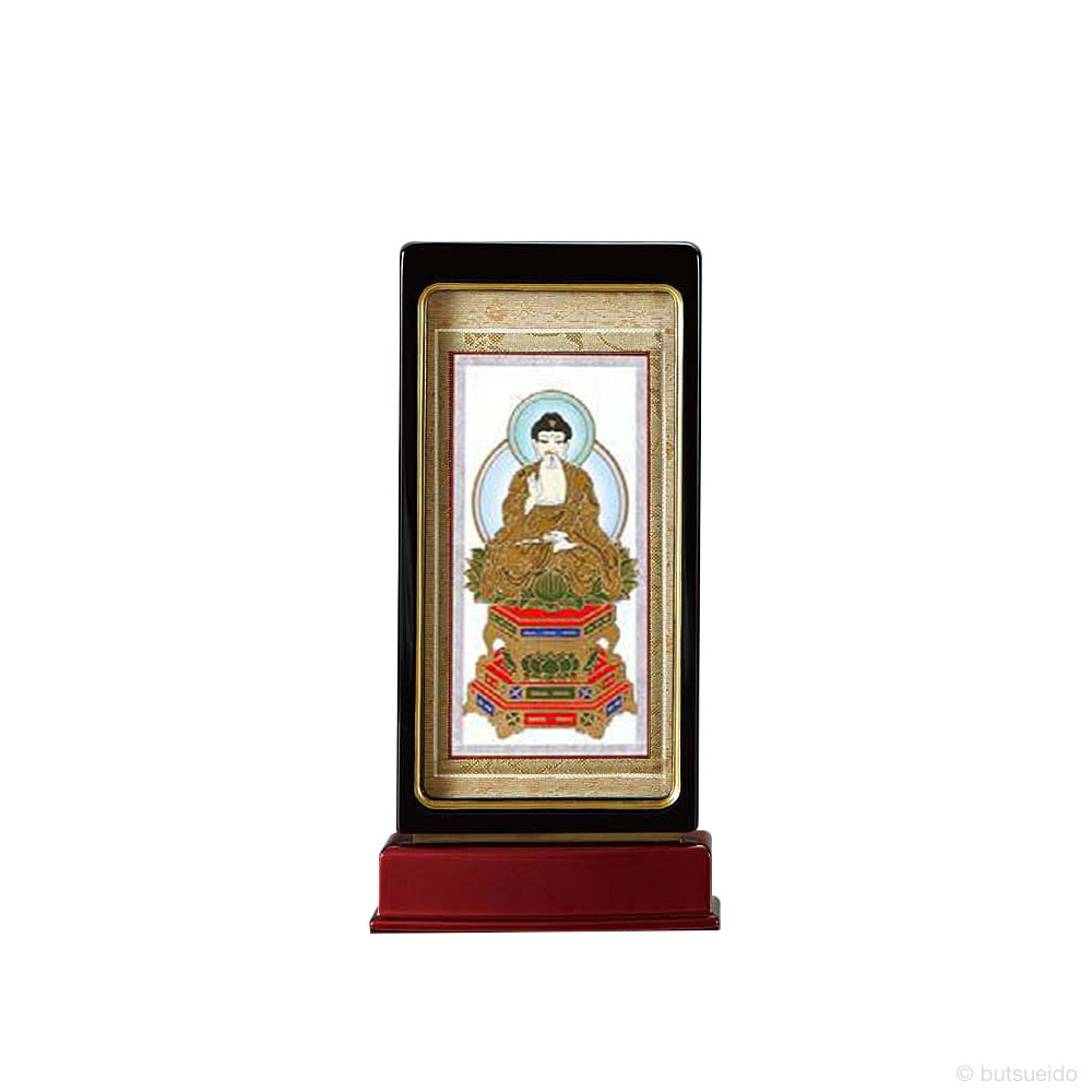 【10%OFFクーポン配布中】仏壇掛軸 スタンド掛軸 本尊 曹洞宗仕様 黒玉虫 (小)|仏壇・仏具専門店 ぶつえいどう