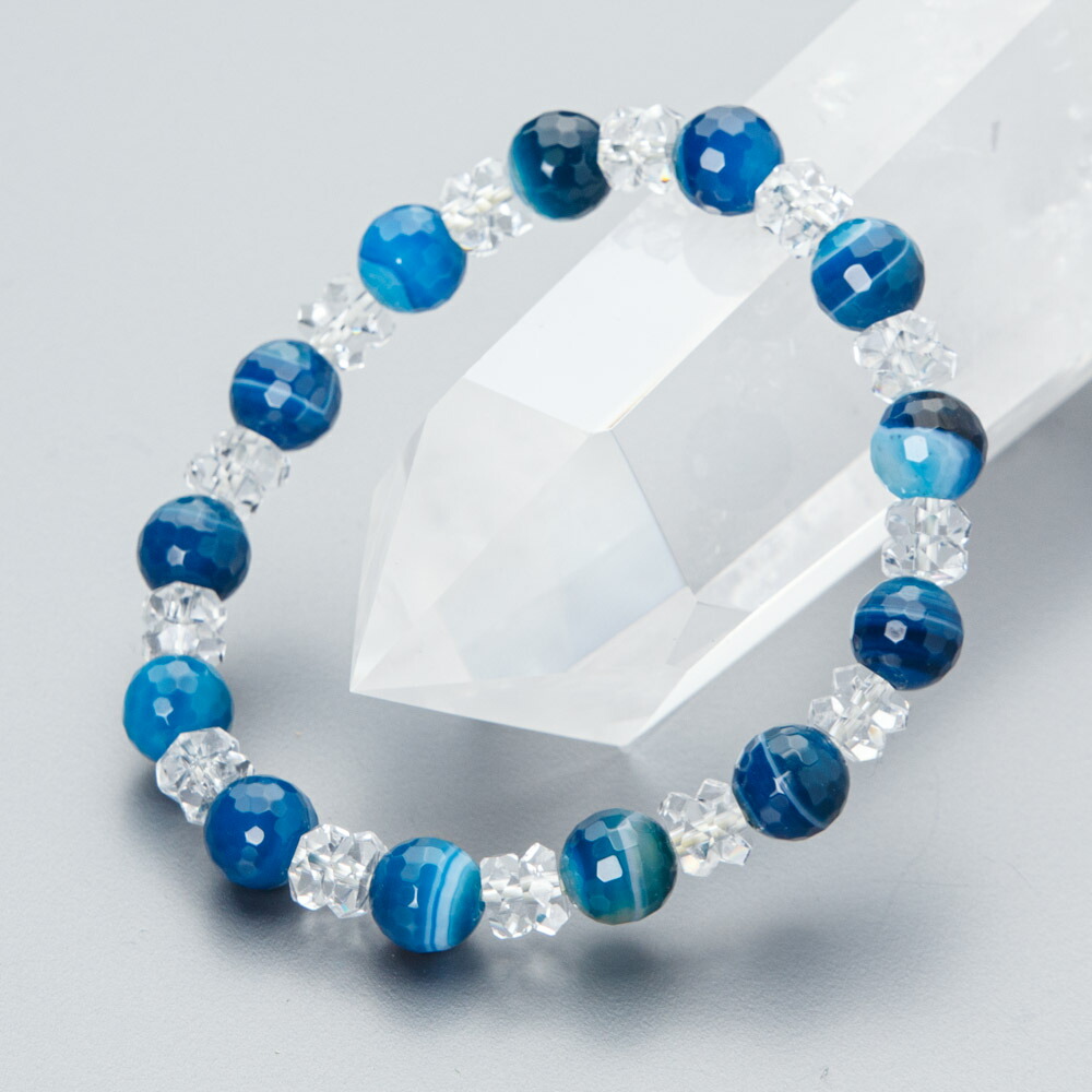 腕輪念珠　ブレスレット　瑪瑙　切子 b230165_05.jpg