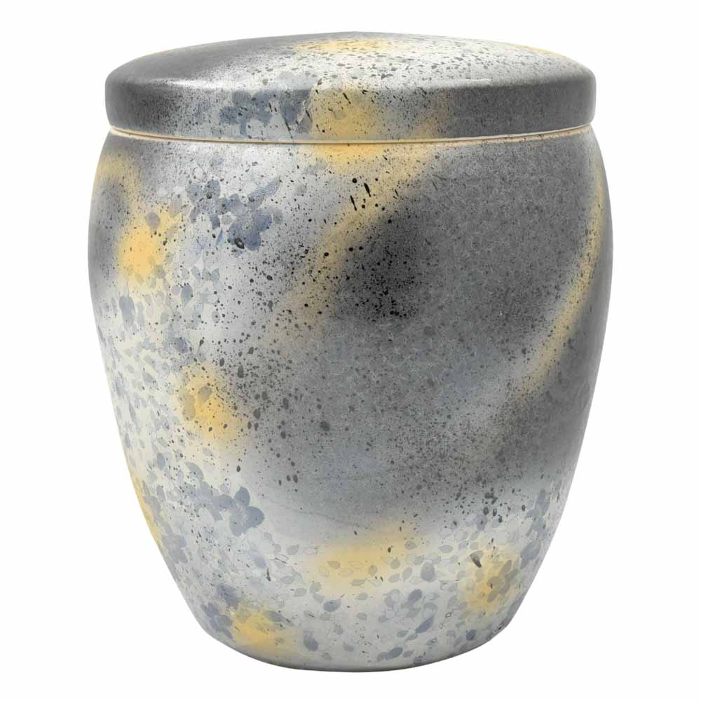 取り扱い店舗 一級陶磁器技能士が手作りした骨壷 7寸 墨金彩 仏壇 仏具 神具 仏具 瀬戸焼 骨壷 手元供養 期間特売