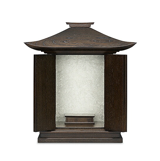 【10%OFFクーポン配布中】仏壇 工房厨子 勝常 ケヤキ 黒褐色(縦型)｜仏壇・仏具専門店　ぶつえいどう