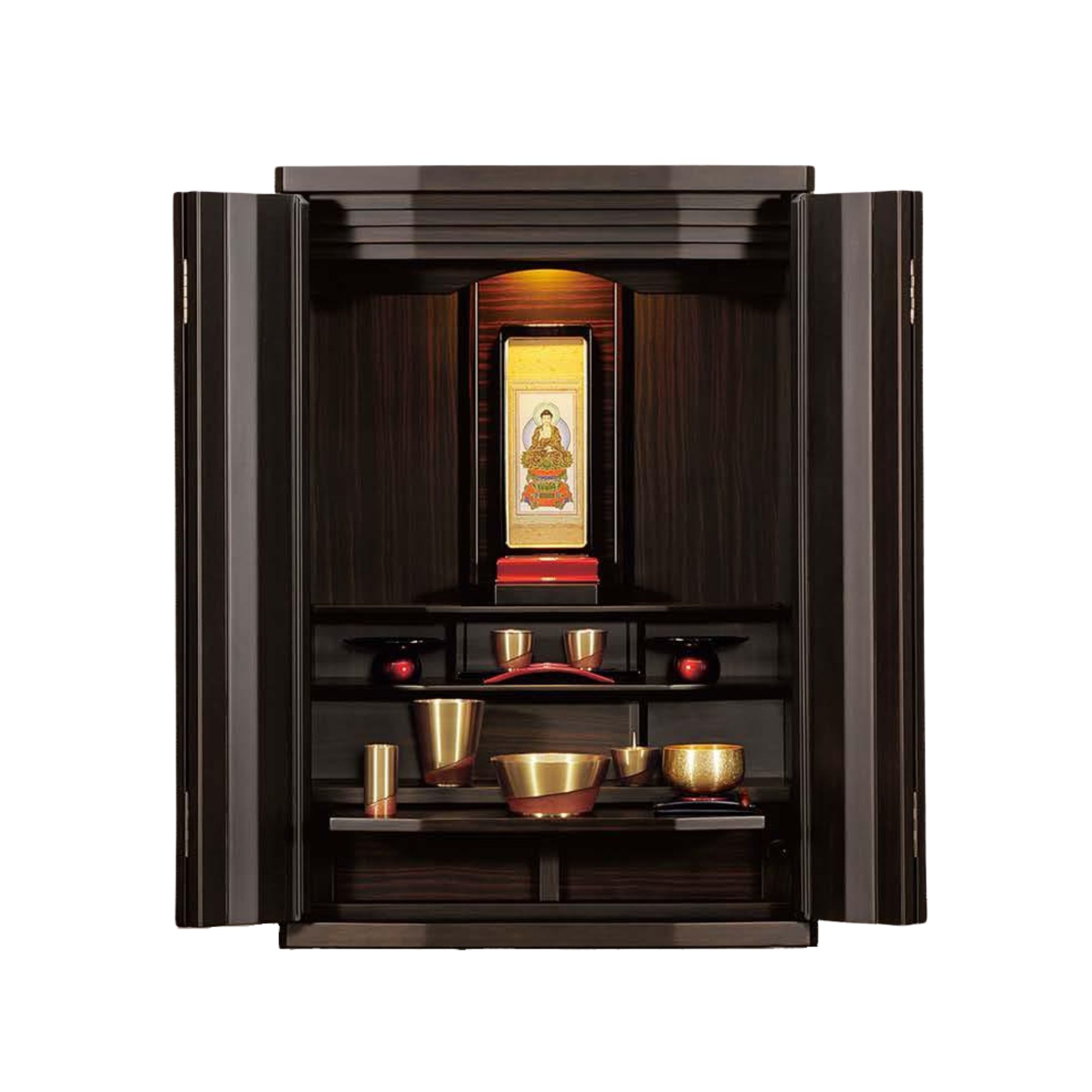 楽天市場】仏壇 モダン仏壇 上置 黒檀 16号 日本製 : 仏壇・仏具