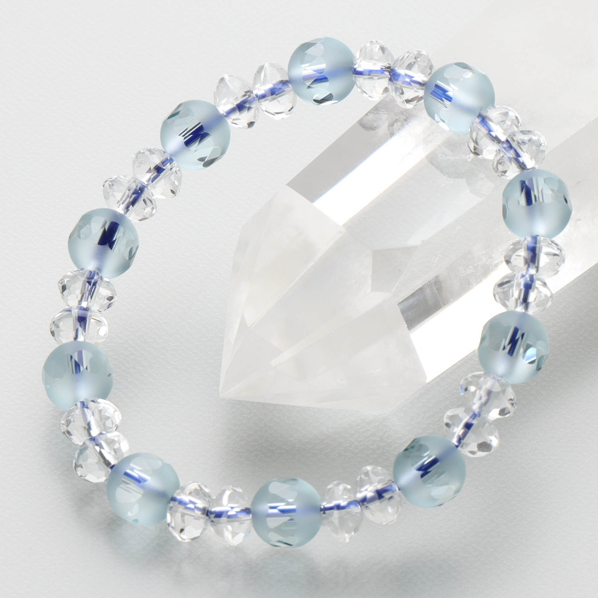 楽天市場】腕輪 ブレス 赤瑪瑙8mm雫切子・水晶スターシェイプ コンビ