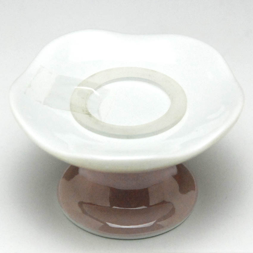 単品販売「ほのか銀彩リン台」(陶器製)リン本体・リン棒は付属していません/セット_5具足_仏具用品_法要_祭壇_仏壇用品_弔事_ハセガワ仏壇