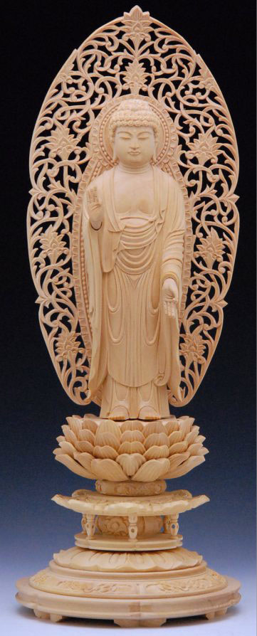 阿字観　華鬘　仏像　レリーフ　掛け仏　浅草寺 takita_hnz0405-01