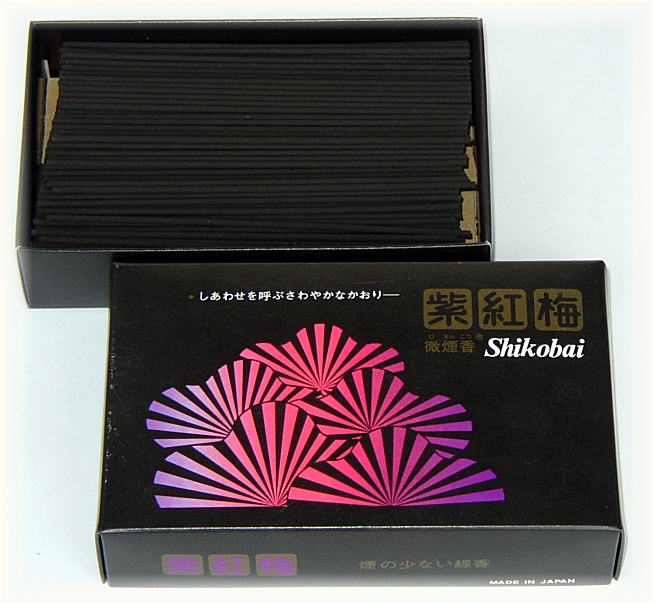 楽天市場】紫紅梅 大バラ箱 線香 誠寿堂 自宅用 : 香とランプの館