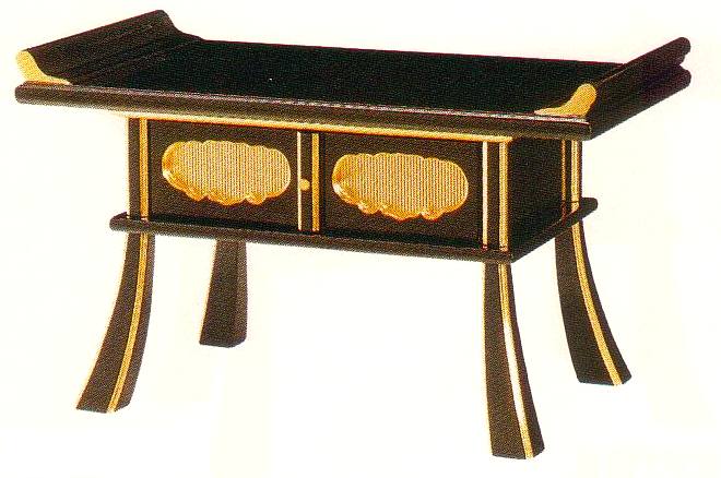 楽天市場】仏具 経机 高級塗り経机『京香』22号 送料無料 : 仏壇仏具