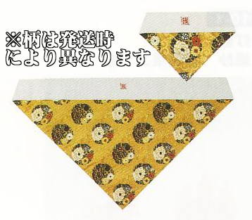 いおり（提灯・打敷） 三角打敷 綴 西用200代 金襴 打ち敷き うちしき 仏壇 仏具