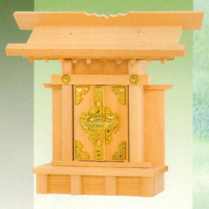 中宮［上級品］(一社型神棚) 尾州桧(木曽桧)製国産品 神棚 モダン マンション 棚板 ハセガワ仏壇 モダン神棚 おしゃれ 宝くじ アパート 日本製 一社 お札 神道 御札 お宮 神棚用品 七五三 お参り 受験 新築 氏神様 お祀り 1社 神札