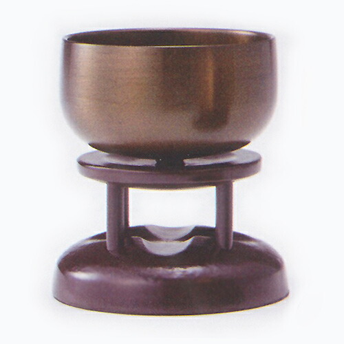 仏具 リン 台付御りん 2.5 高85×径80mm