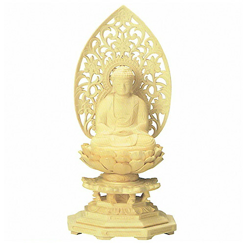 楽天市場】仏像 | 桧木 八角台座 大日如来 火炎光背 2.0 D29