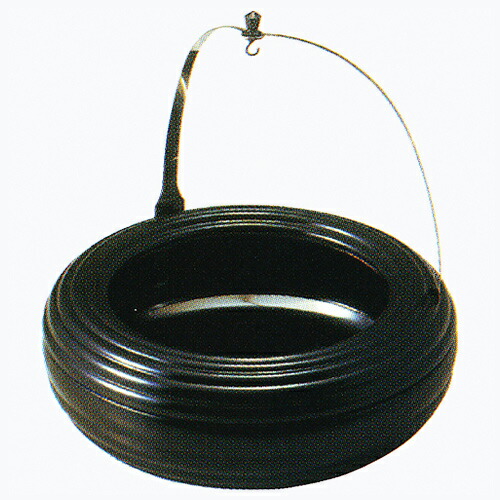 渦巻線香用 香炉台 香呂 PC巻線香台 黒色 径180×高190mm 重量 460g p80